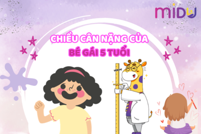 Chiều cao, cân nặng bé gái 5 tuổi theo WHO là bao nhiêu, mẹ có biết?