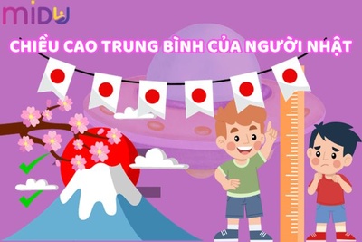 Choáng với Chiều cao trung bình của người Nhật #mới nhất