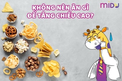 Không nên ăn gì để tăng chiều cao: Điểm danh thực phẩm cần tránh