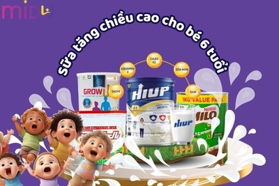 Điểm danh 9 loại sữa tăng chiều cao cho bé 6 tuổi mẹ ĐÁNG MUA