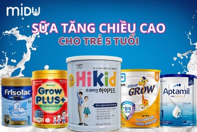Top 10 loại sữa tăng chiều cao cho bé 5 tuổi mẹ KHỎI LO CON THẤP LÙN