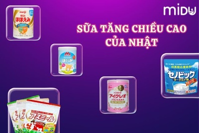 Điểm danh các dòng sữa tăng chiều cao của Nhật an toàn, hiệu quả