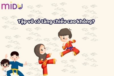 Chuyên gia MIDU giải đáp tập võ có tăng chiều cao không?