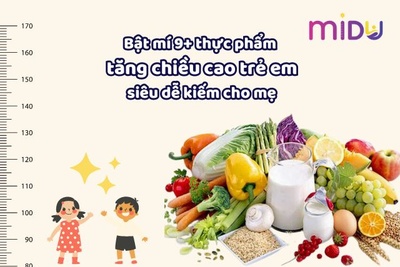 13+ thực phẩm tăng chiều cao trẻ em giúp bé "vọt" cao lớn