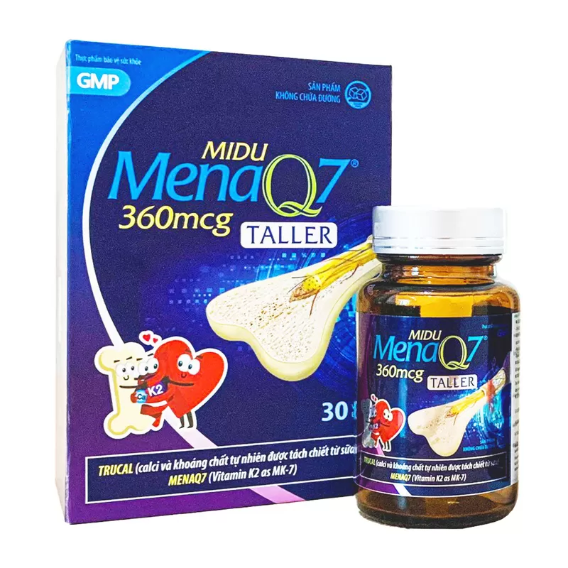 Midu MenaQ7 360mcg (30 viên) 